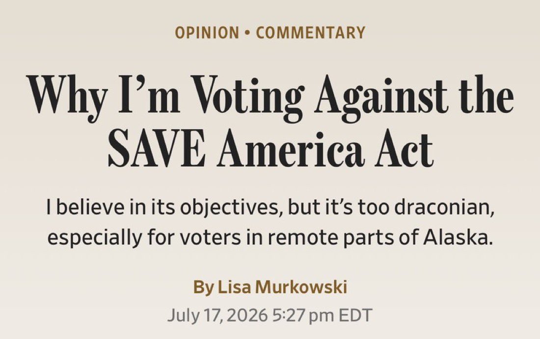 Election integrity debate ignites after Rep Anna Paulina Luna criticizes Sen Murkowskis SAVE Act — related image 1 Election integrity debate ignites after Rep Anna Paulina Luna criticizes Sen Murkowskis SAVE Act — related image 1