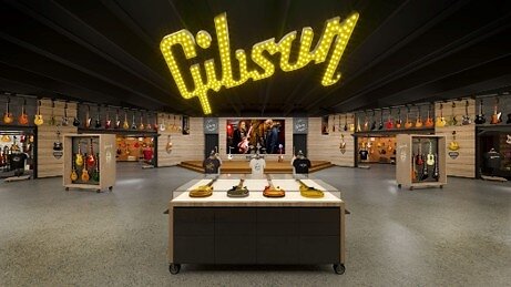 Gibson opens third global Garage destination in Miami with over 500 instruments — Gibson Garage Miami entrance showcases rows of guitars amid vibrant murals Gibson opens third global Garage destination in Miami with over 500 instruments — Gibson Garage Miami entrance showcases rows of guitars amid vibrant murals
